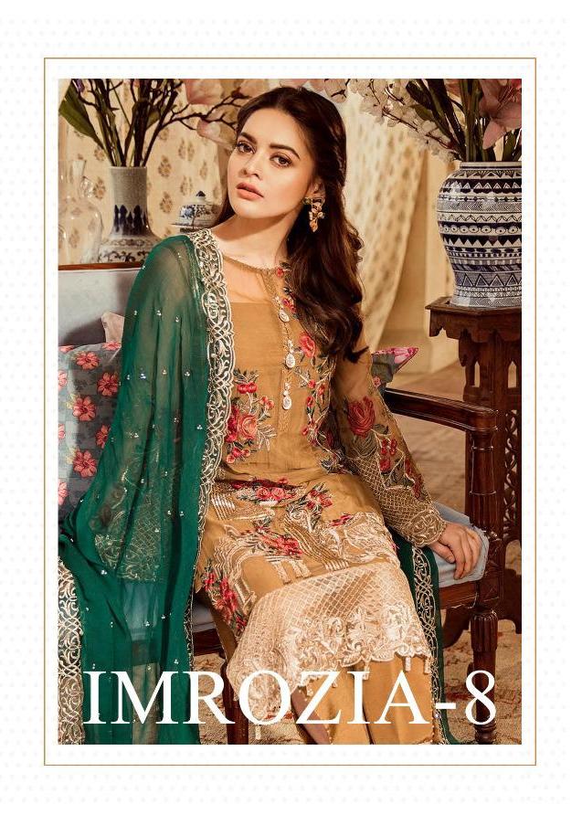 Deepsy Suits Imorzia Vol 8 Printed Georgette And Organza Wit...