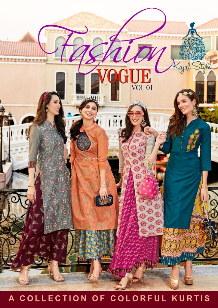 Kajal Style Fashion Vogue Vol 1 Heavy Designer Printed Rayon...