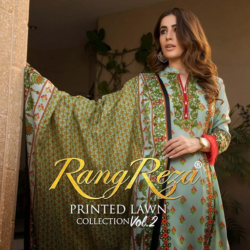 Z S Textile Rang Reza Printed Lawn Collection Vol 2 Dress Ma...