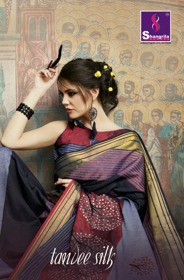 Shangrila Tanvee Silk Designer Weaving Silk Sarees Collectio...