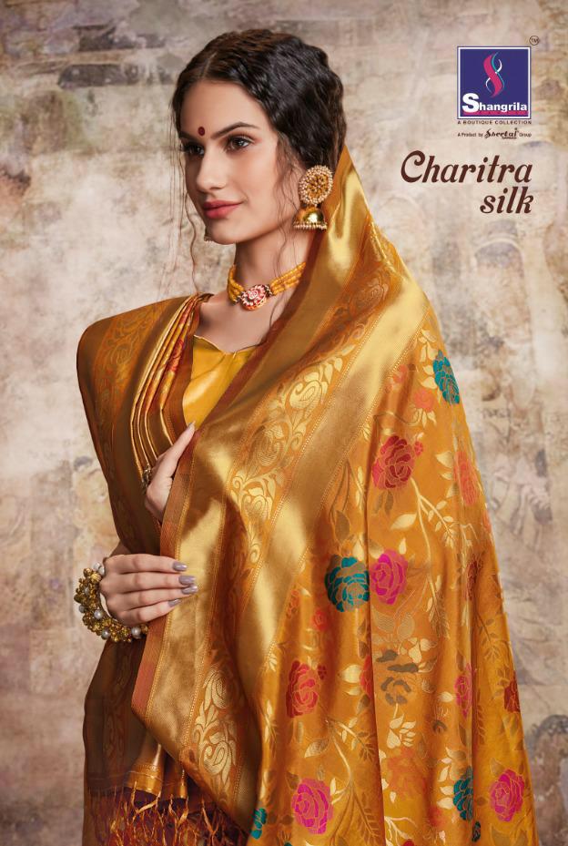 Shangrila Charitra Silk Designer Weaving Silk Sarees Collect...