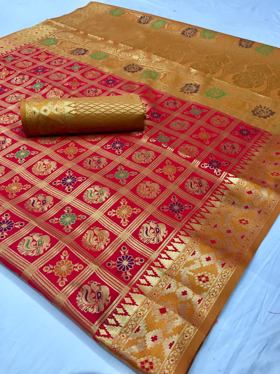 Patola Silk Designer Silk Sarees Collection At Wholesale Rat...