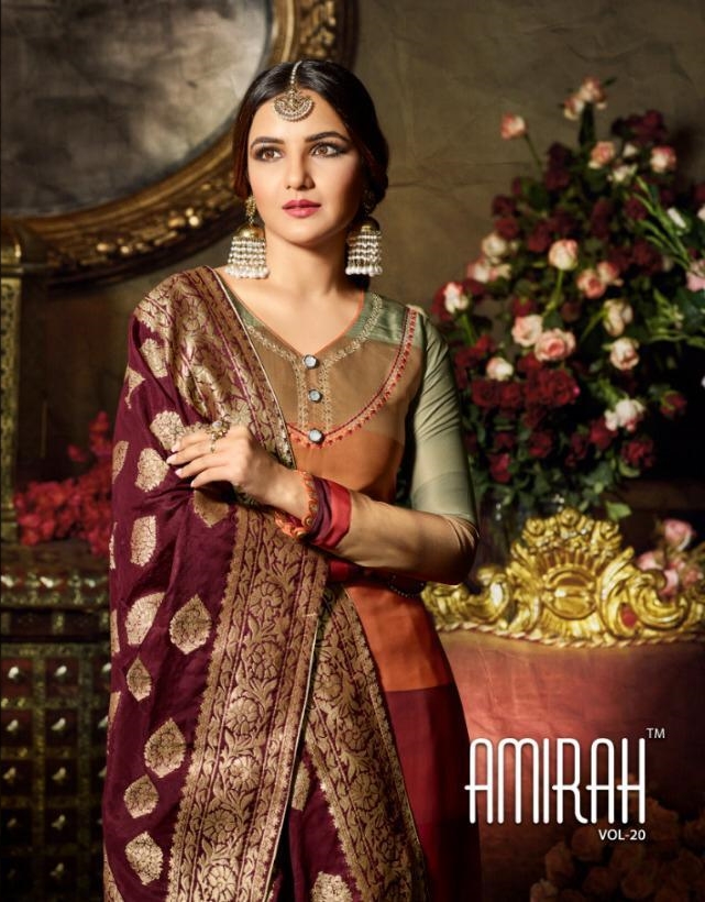 Amirah Fashion Amirah Vol 20 Digital Printed Satin Georgette...