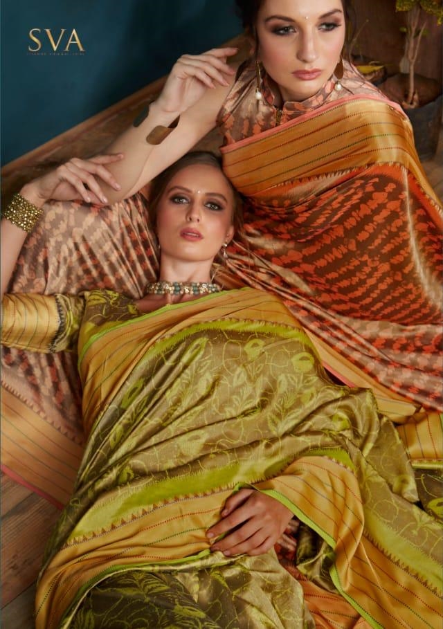 Sva Satakshi Designer Heavy Silk Traditional Sarees Collecti...