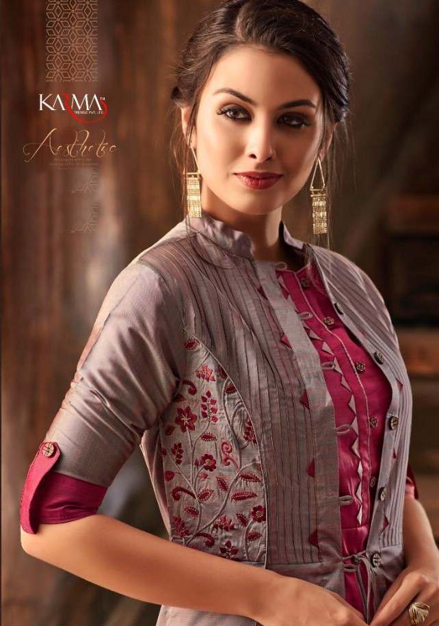Karma Trendz Tucute Vol 20 Designer Pure Cotton Silk With Em...