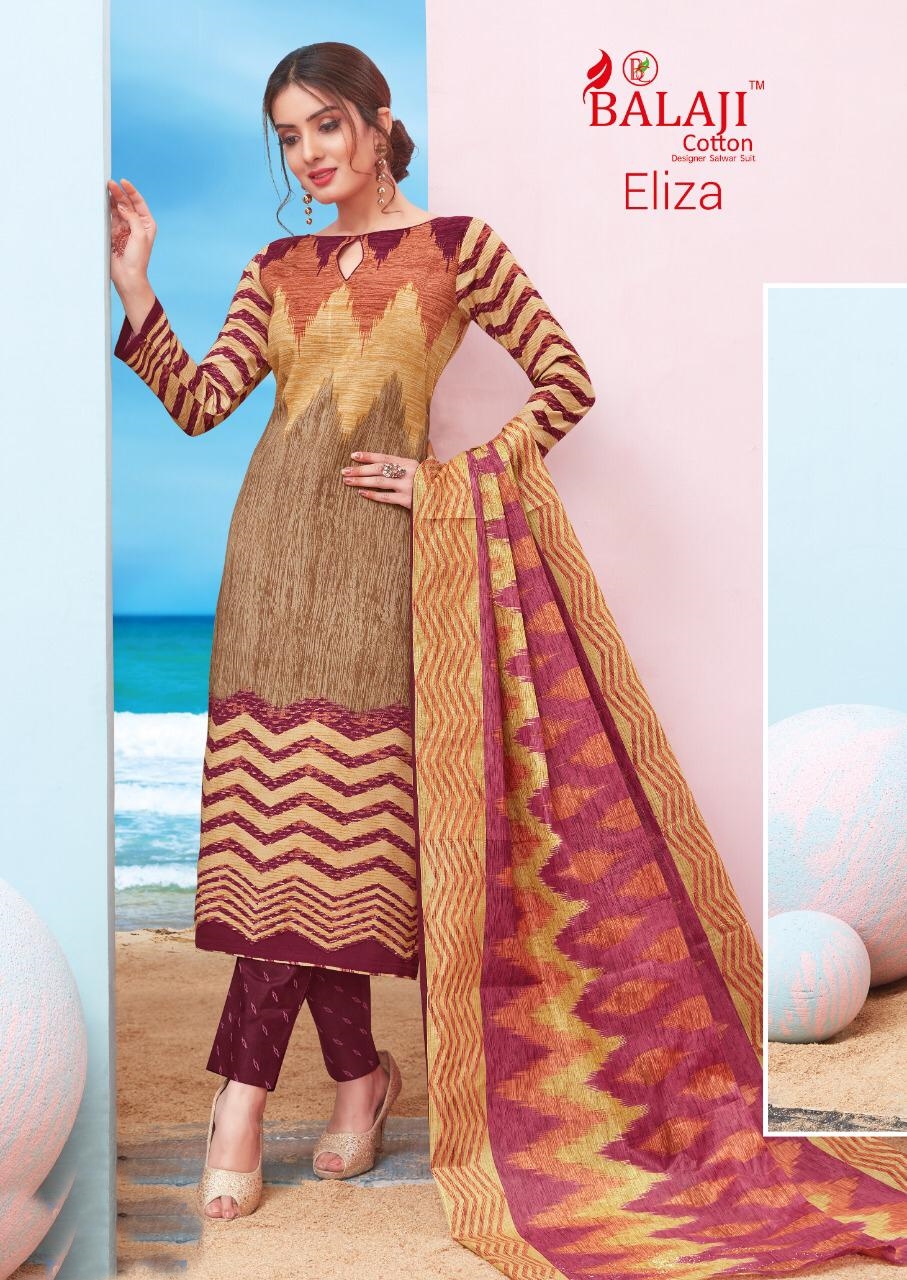 Balaji Cotton Eliza Printed Rayon Dress Material Collection ...