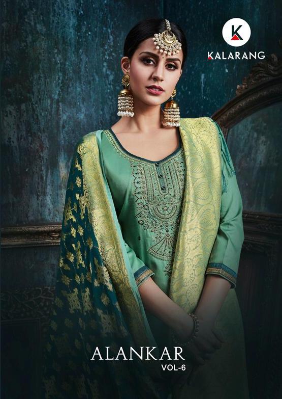 Kessi Kalarang Alankar Vol 6 Jam Silk Cotton With Embroidery...