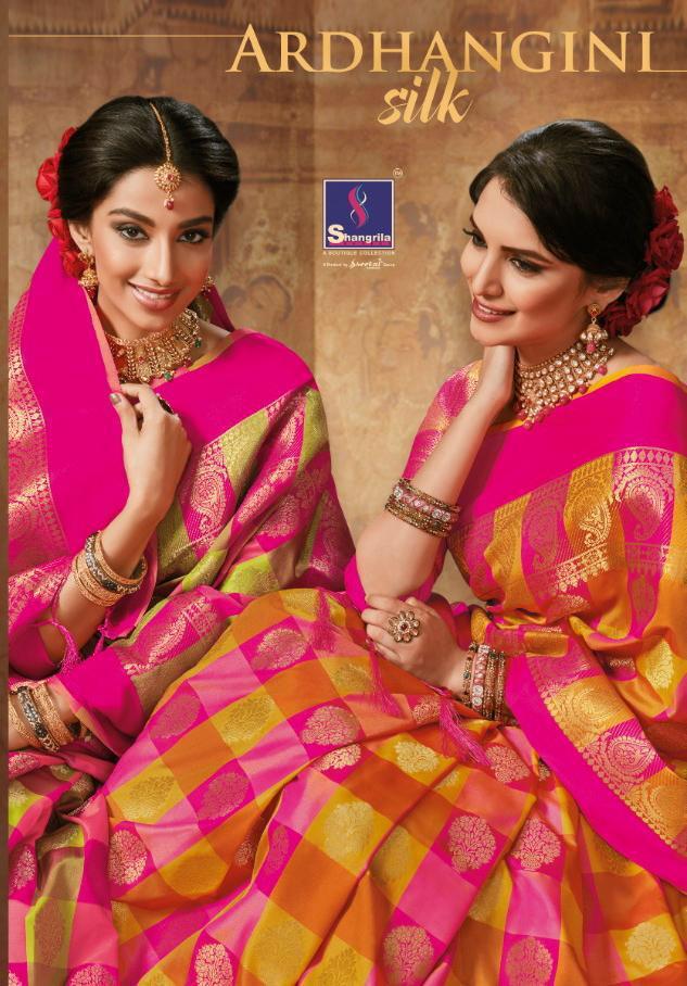 Shangrila Sarees Ardhangini Silk Designer Silk Sarees Collec...