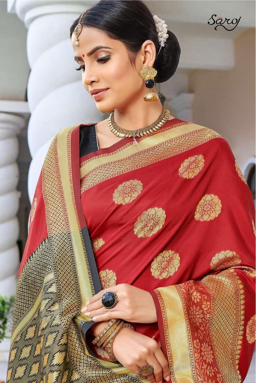 Saroj Gitanjali Designer Banarasi Silk Sarees Wholesaler Sur...