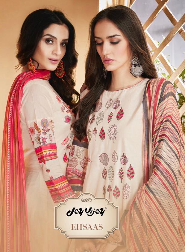 Jay Vijay Ehsaas Digital Printed Pure Cotton With Embroidery...