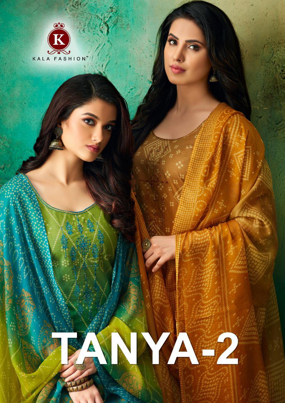 Kala Fashion Tanya Vol 2 Designer Cotton With Embroidery Wor...