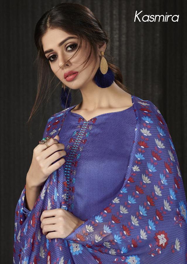 Deepsy Suits Kasmeera Printed Pure Cotton Satin With Embroid...