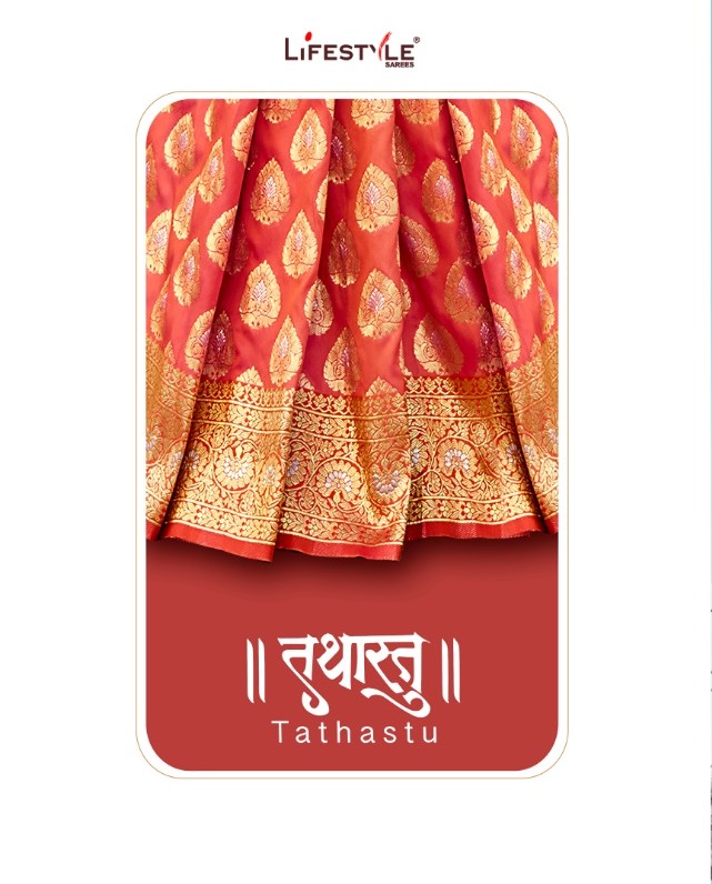 Lifestyle Sarees Tathastu Heavy Banarasi Silk Traditional Sa...