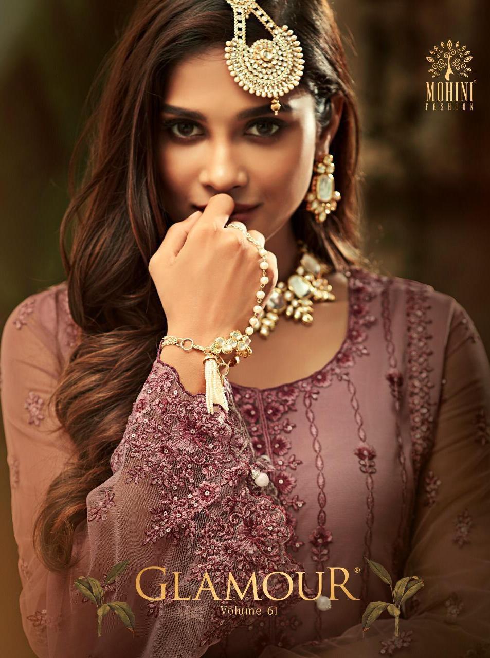 Mohini Fashion Glamour Vol 61 Heavy Embroidered Net Wedding ...