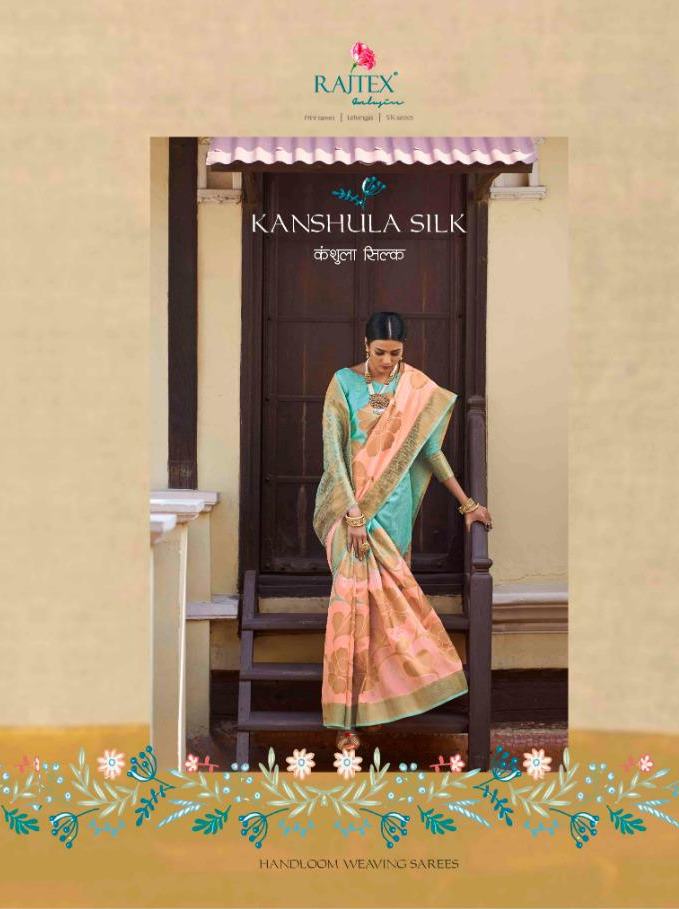 Rajtex Kanshula Silk Heavy Designer Silk Wedding Sarees Coll...