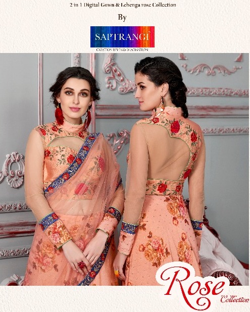 Saptrangi Rose Collection Digital Printed Pure Modal Silk Pa...