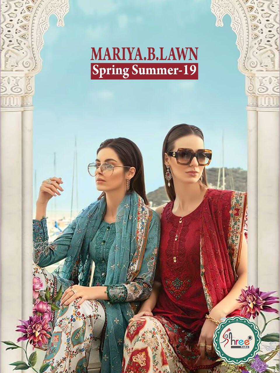 Shree Fabs Mariya B Lawn Spring Summer 19 Printed Cambric Co...