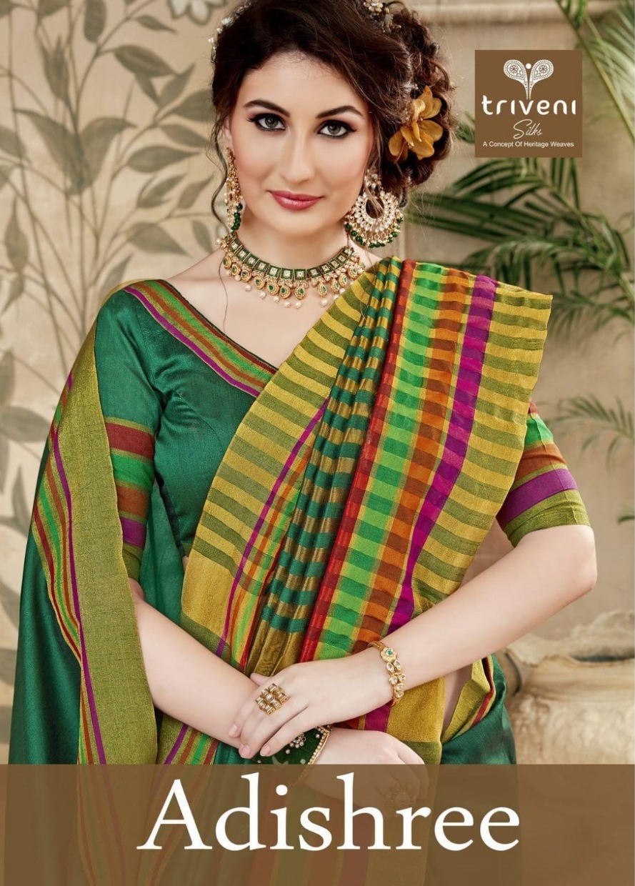 Triveni Adishree Fancy Casual Wear Designer Sarees Collectio...