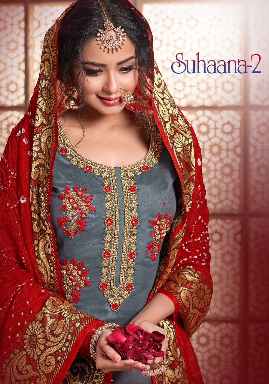 Utsav Suits Suhaana Vol 2 Glace Cotton With Embroidery Work ...