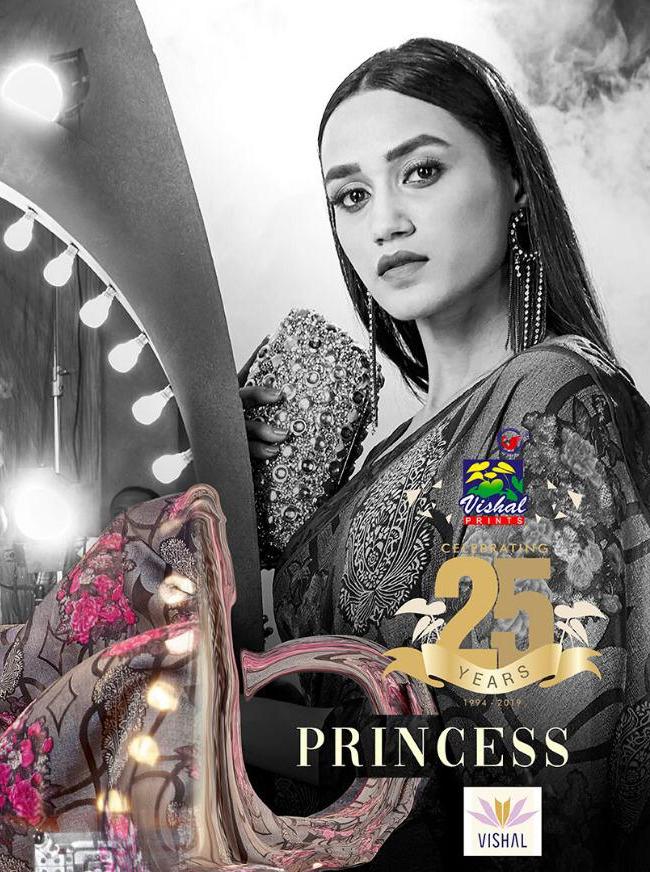 Vishal Prints Princess Fancy Printed Party Wear Sarees At Wh...