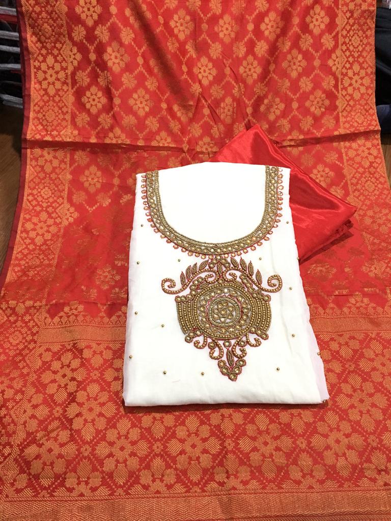 Banarasi Vol 1 Non-catalog Modal Chanderi Cotton With Khatli...