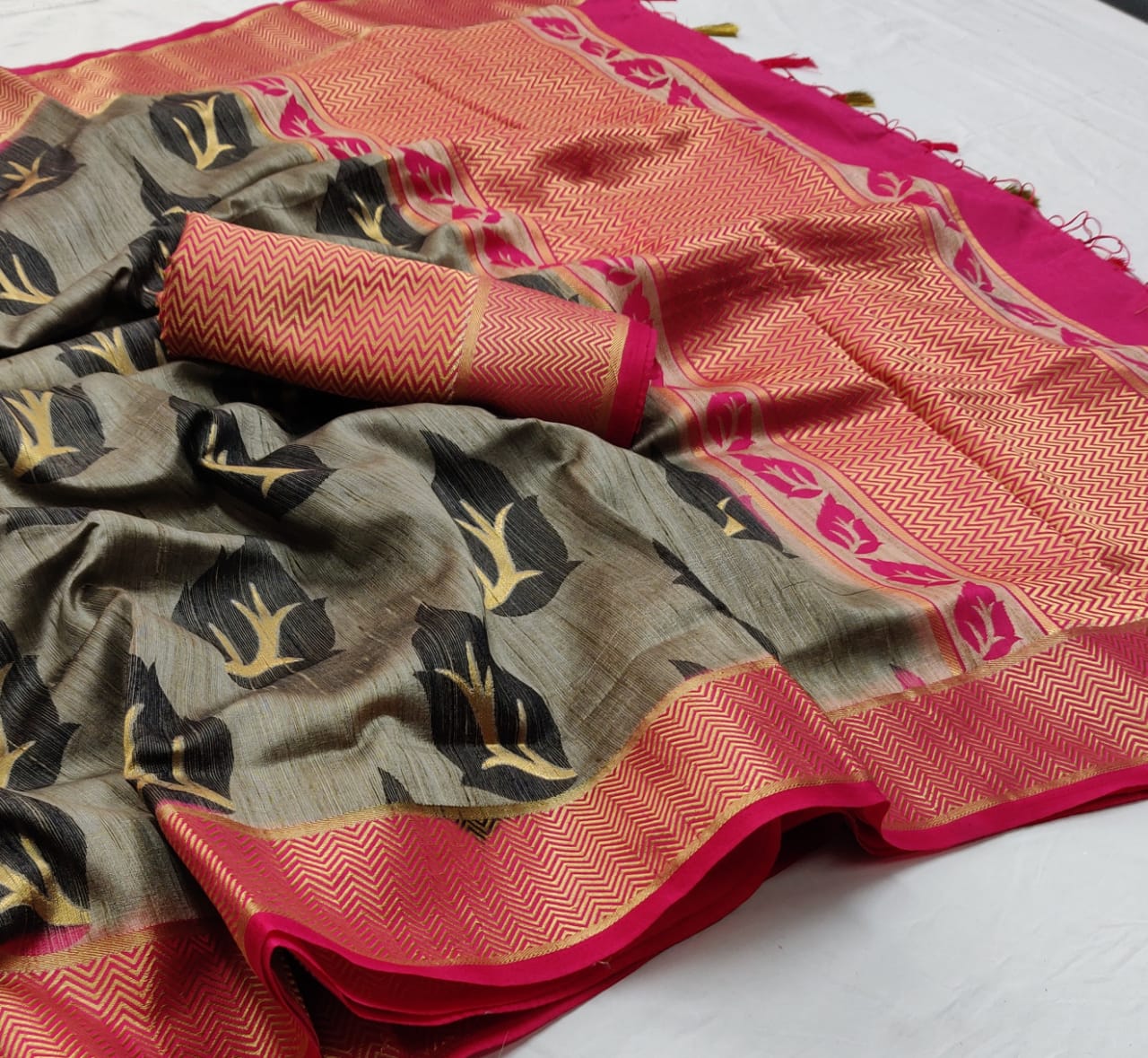 Ranijodha Silk Designer Pure Banarasi With Katan Silk Sarees...