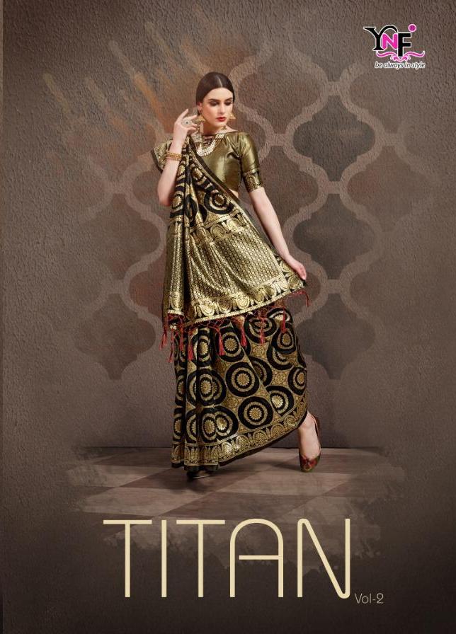 Ynf Titan Vol 2 Designer Banarasi Silk Sarees Collection At ...