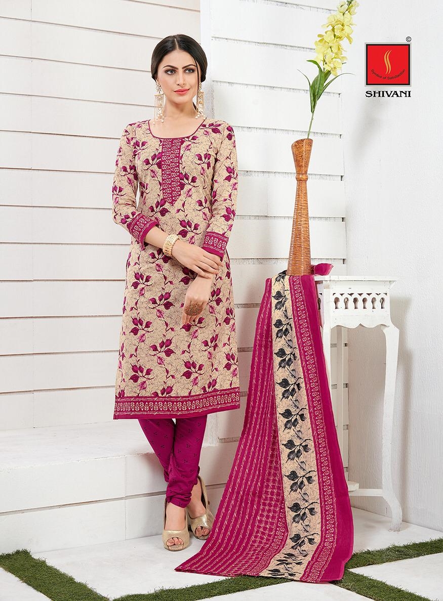Shivani Piya Basanti Vol 15 Printed Cotton Dress Material Co...