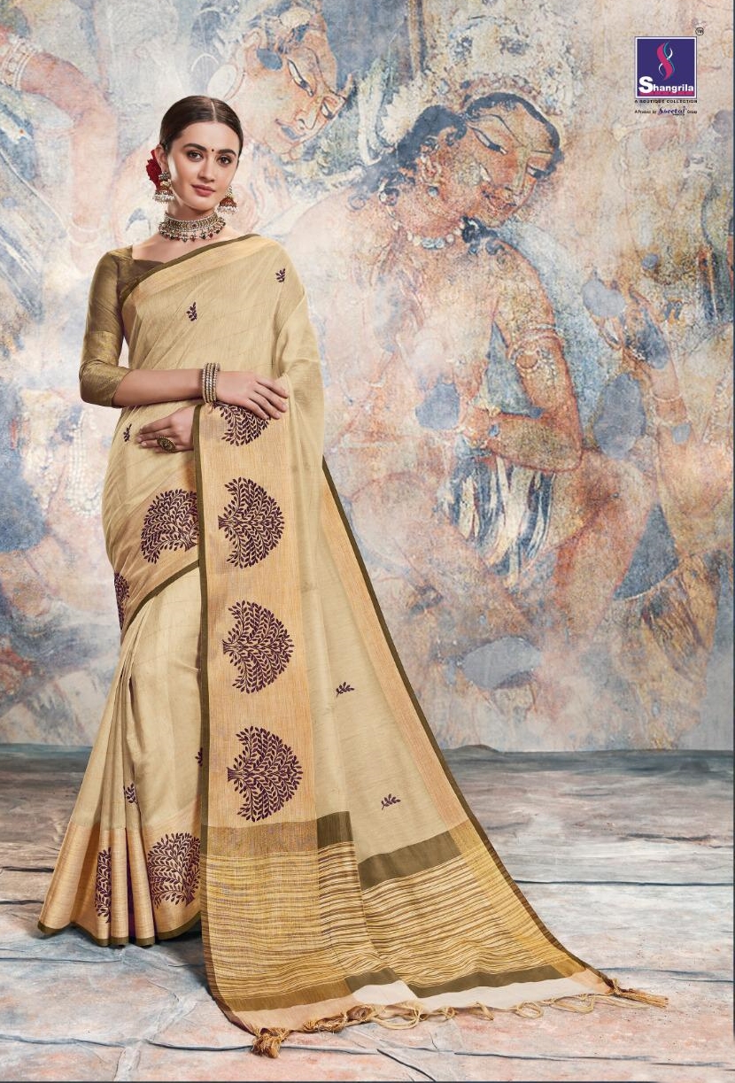 Shangrila Chanderi Silk Designer Traditional Chanderi Silk S...