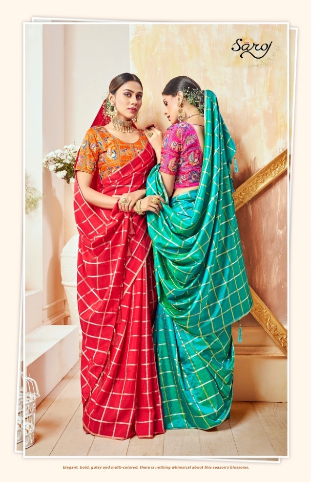Saroj Raj Kumari Designer Sana Silk Party Wear Sarees Collec...