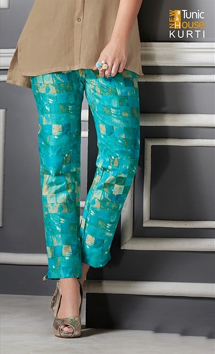 Tunic House Kurtis Nancy Printed Khadi Readymade Pants Colle...