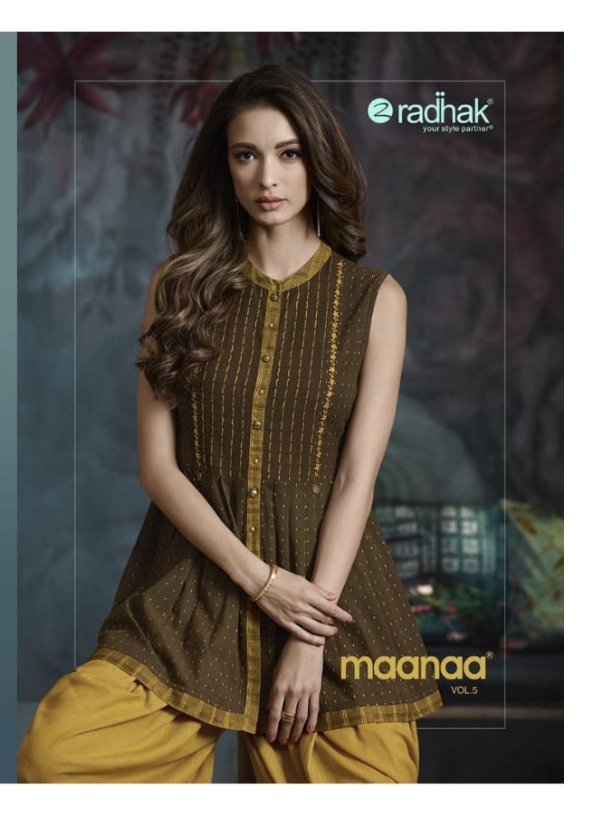 Radhak Maanaa Vol 5 Printed Fancy Fabric Stylish Readymade K...