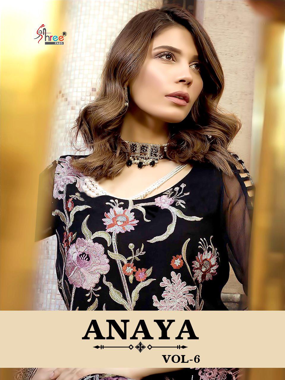 Shree Fabs Anaya Vol 6 Faux Georgette With Heavy Embroidery ...