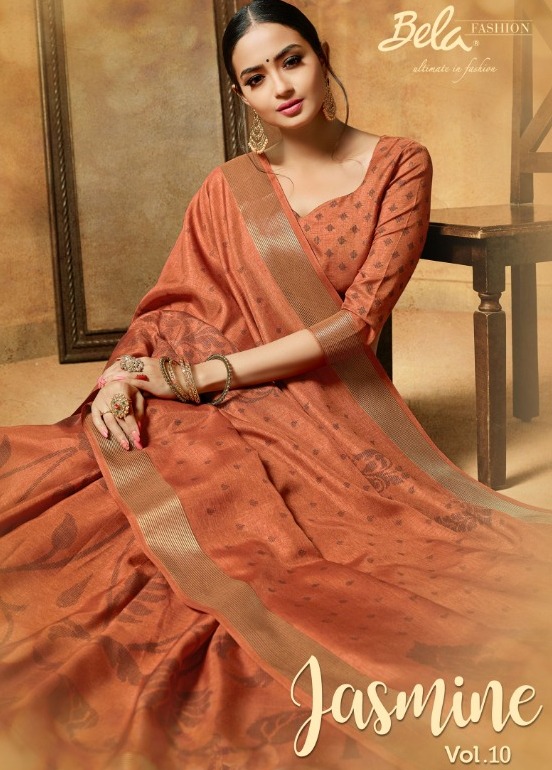 Bela Fashion Jasmine Vol 10 Printed Cotton Sarees Collection...