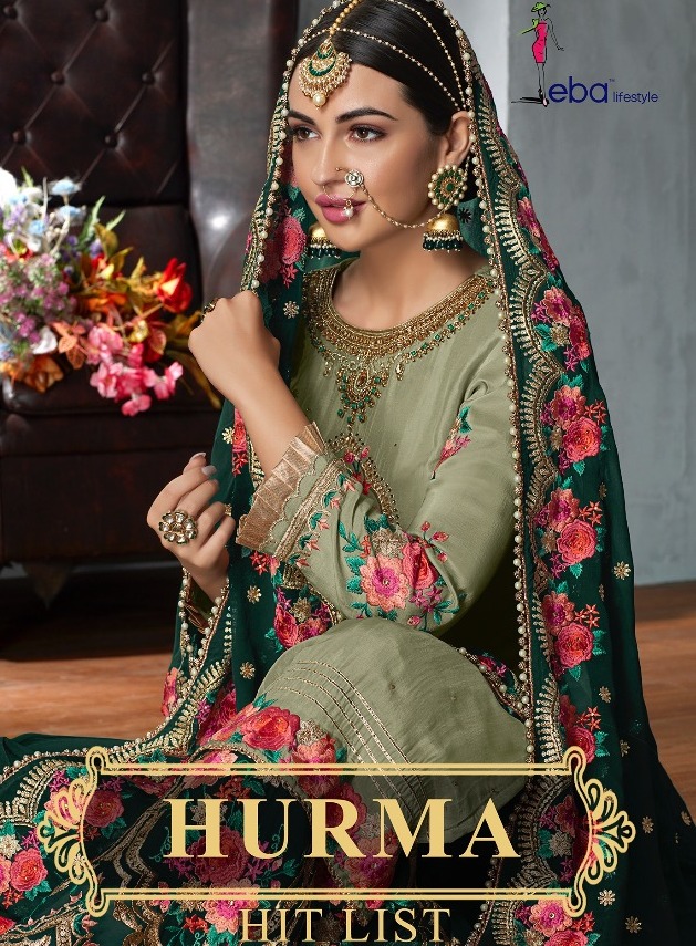 Eba Lifestyle Hurma Hit List Faux Georgette And Viscose Opad...