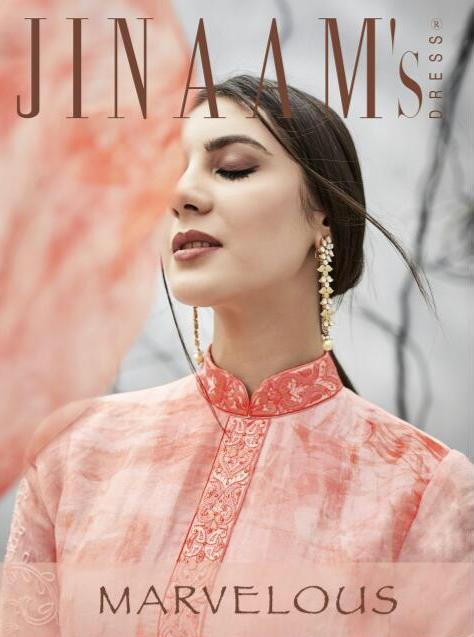 Jinaam's Dress Marvelous Digital Printed Organdi With Embroi...