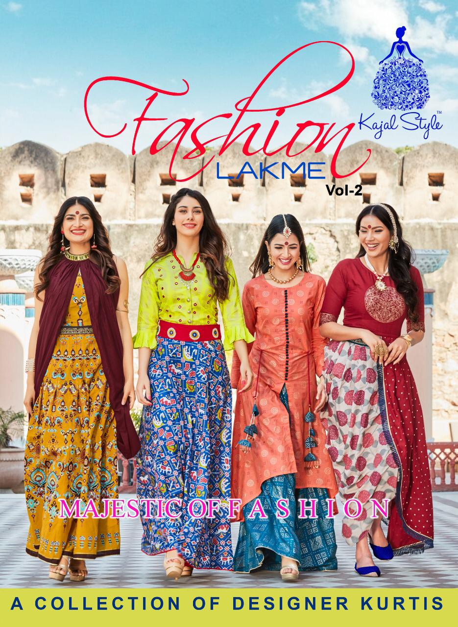 Kajal Style Fashion Lakme Vol 2 Designer Printed Heavy Rayon...