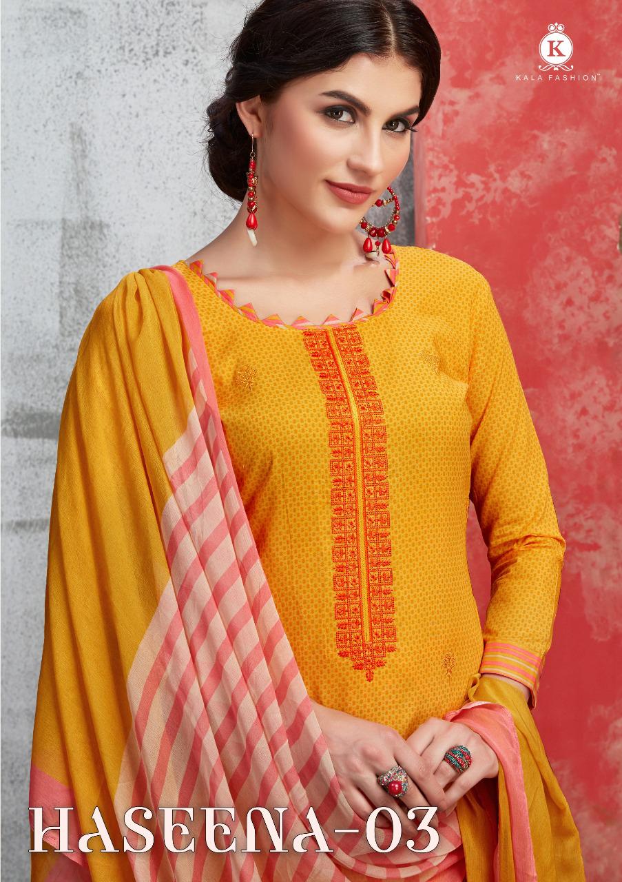 Kala Fashion Haseena Vol 3 Digital Printed Lawn Cotton With ...