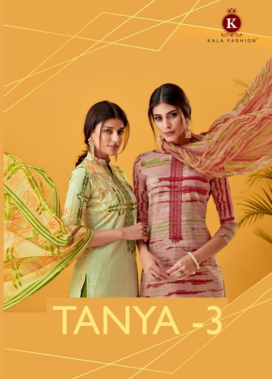 Kala Fashion Tanya Vol 3 Printed Cotton Dress Material Colle...