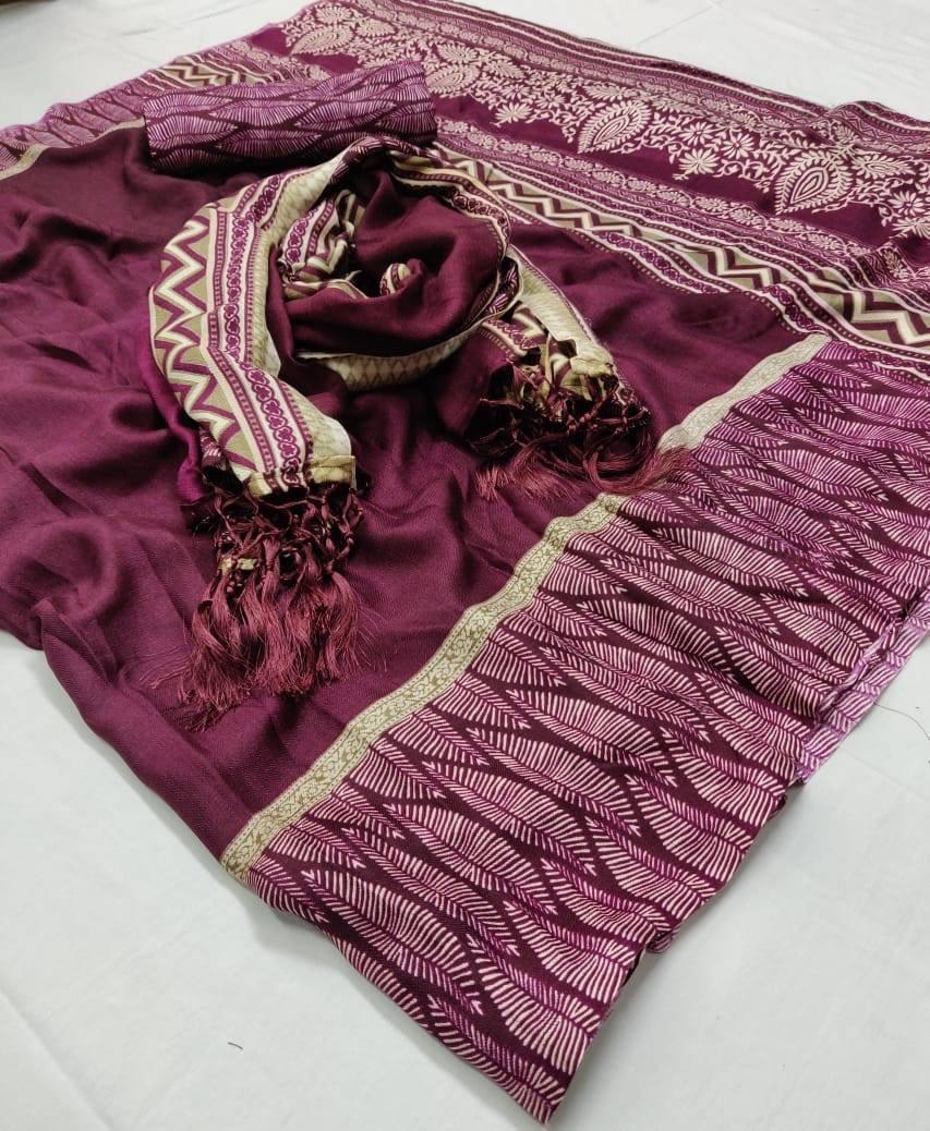 Lt Fabrics Pashmina Vol 2 Printed Pashmina Silk Sarees Colle...