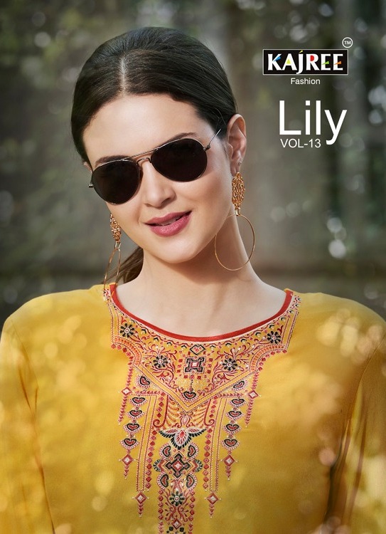 Kessi Kajri Fashion Lily Vol 13 Designer Embroidered Rayon R...