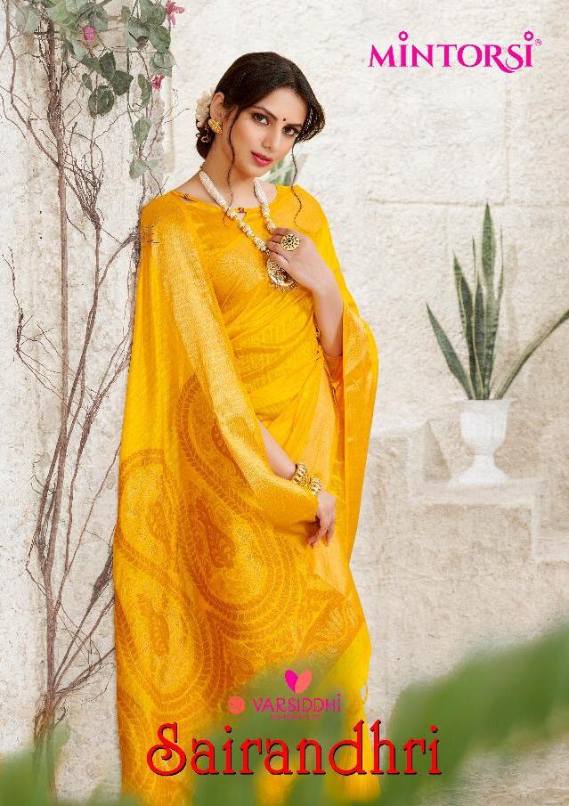 Varsiddhi Sarees Mintorsi Sairandhri Designer Banarasi Silk ...