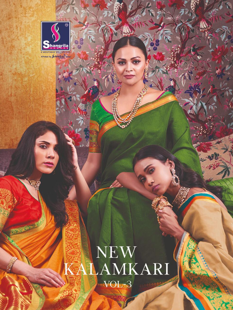 Shangrila Sarees New Kalamkari Vol 3 Designer Handloom Saree...