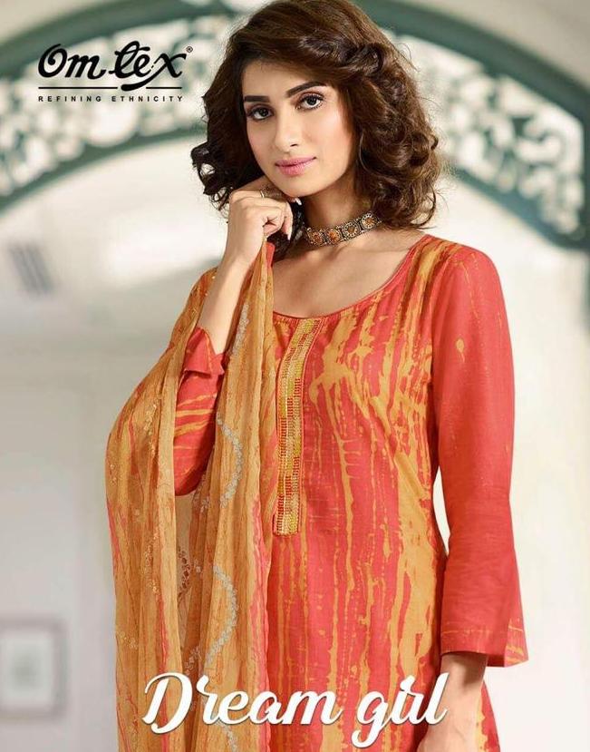 Omtex Dream Girl Digital Printed Lawn Cotton With Embroidery...