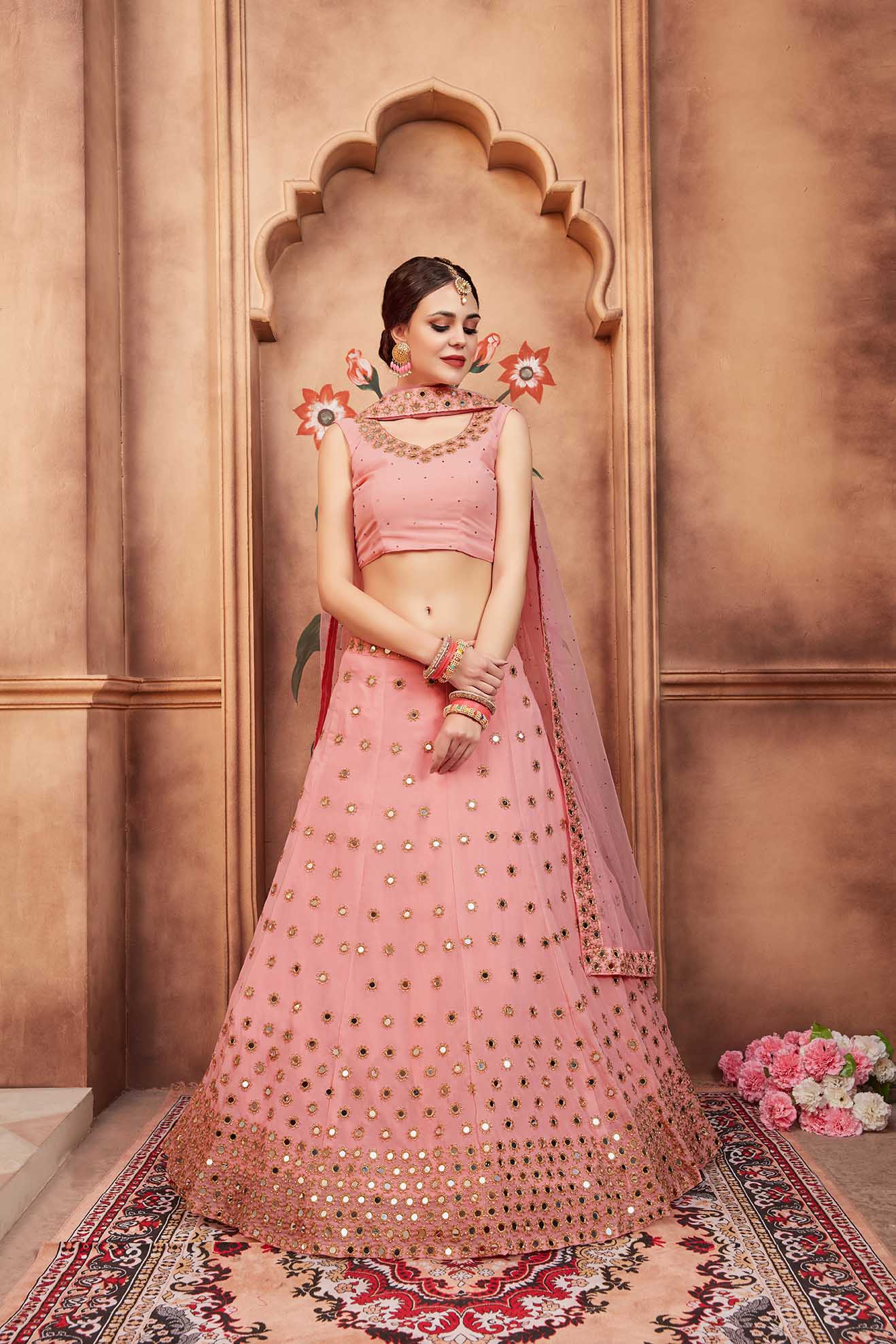 Designer Bridal Lehenga Choli For Indian Wedding At Wholesal...
