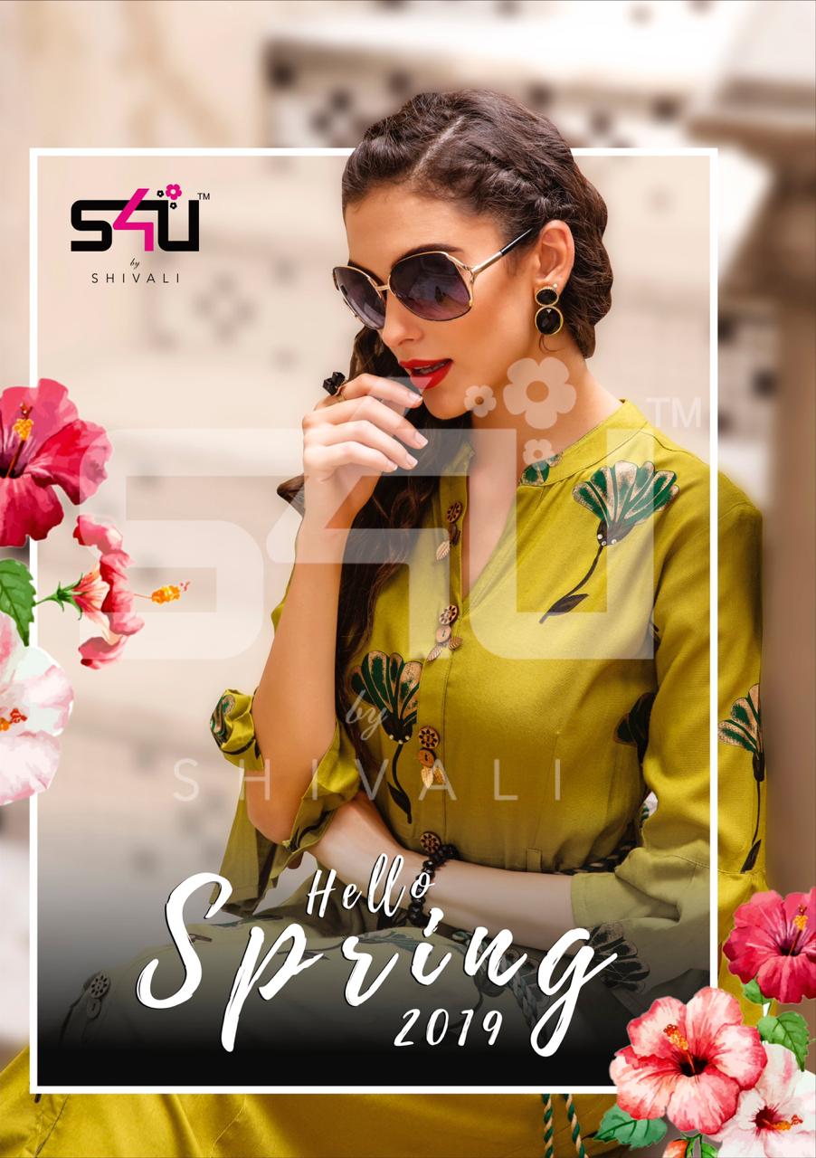 S4u Shivali Hello Spring 2019 Heavy Designer Printed Fancy F...