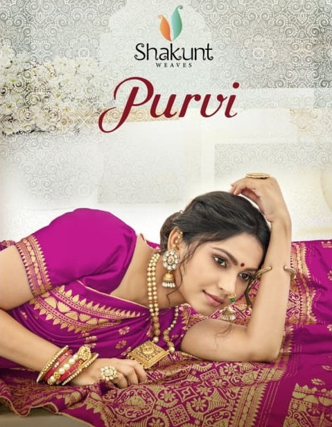 Shakunt Weaves Purvi Designer Silk Sarees Collection At Whol...
