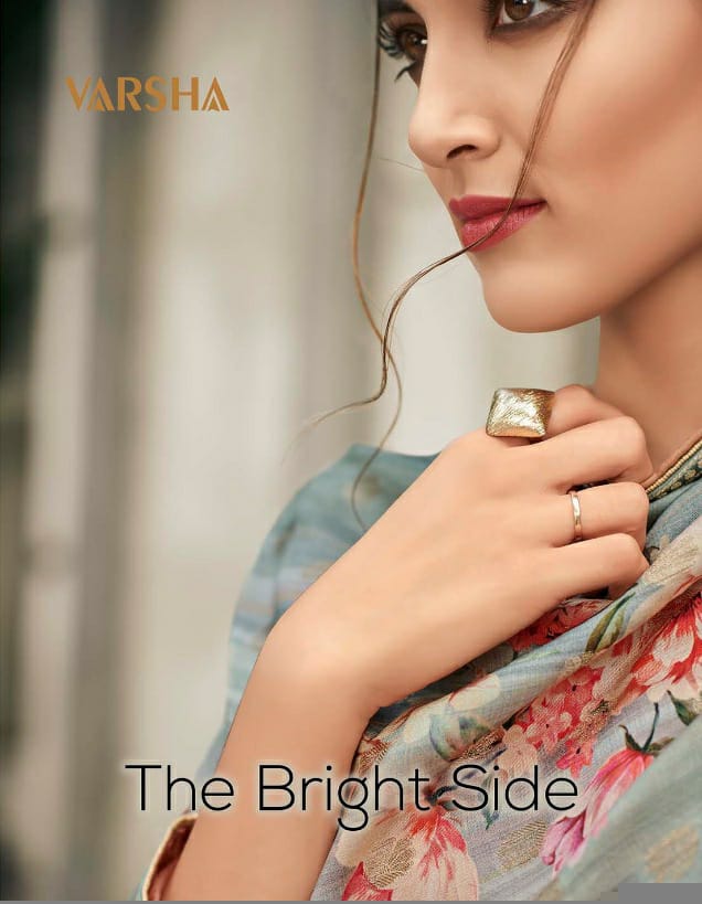 Varsha Fashion The Bright Side Designer Tusser Silk Self Wea...