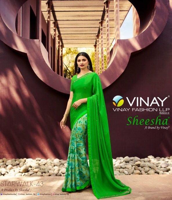 Vinay Fashion Sheesha Starwalk Vol 43 Printed Silk Georgette...