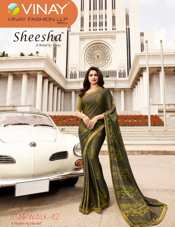 Vinay Fashion Sheesha Starwalk Vol 42 Printed Silk Georgette...